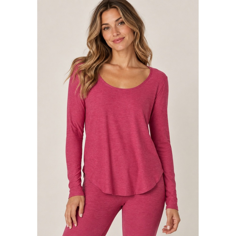 Beyond Yoga Featherweight Scoop Neck Athleisure Sporty Top M